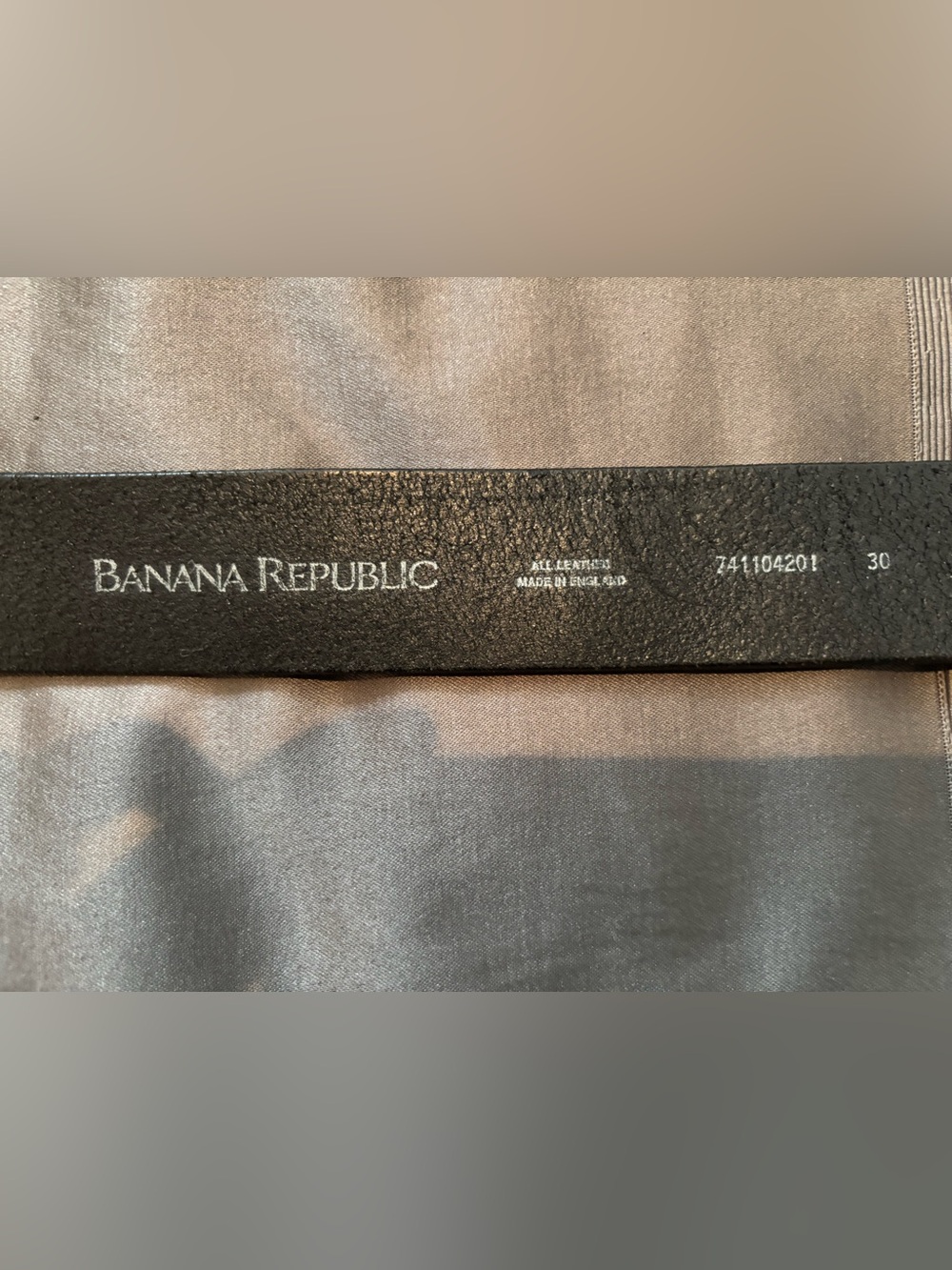 Banana Republic Sun Face Metal Buckle Belt - Silver & Black - Picture 3 of 4